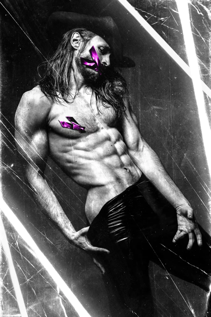 TapeArtFull2LightsViolet46